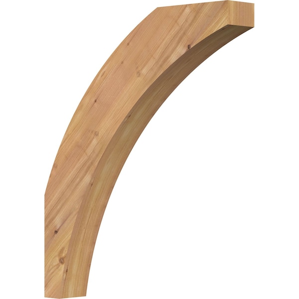 Ekena Millwork 3 1/2"W x 22"D x 26"H Thorton Smooth Knee Brace, Western Red Cedar BRC04X22X26THR00SWR - main